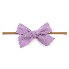 Baby Bow - Wisteria Dottie