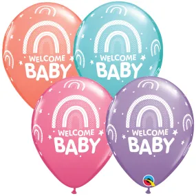 11 inch WELCOME BABY BOHO RAINBOWS