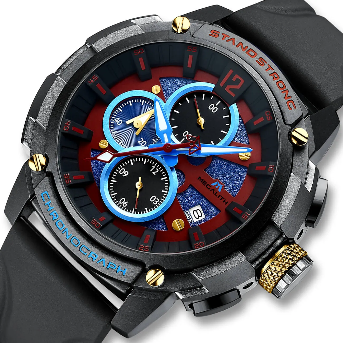 8231M | Quartz Men Watch | Rubber Band