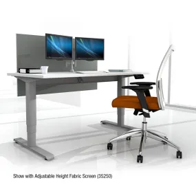 ACTIV-PRO Sit-to-Stand Wrkstn, Platinum Base w/Top