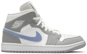 Air Jordan 1 Mid Wolf Grey Aluminum (W)