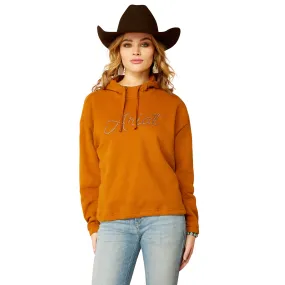 Ariat Ladies Essential Roasted Pecan Logo Hoodie 10052466