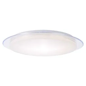 Brilliant 1 Light 40W Vittoria LED Wall and Ceiling Light - White | G96933A05