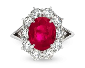 Burma Ruby Ring, 4.01 Carats