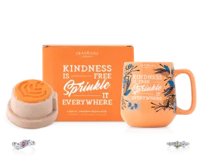 Cafe FJ: Pumpkin Spice Latte - Kindness is Free - Candle and Bath Bomb Set