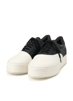 COW LEATHER ASYMMETRIC SNEAKER