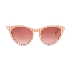 GUCCI SUNGLASSES IN NUDE-RED