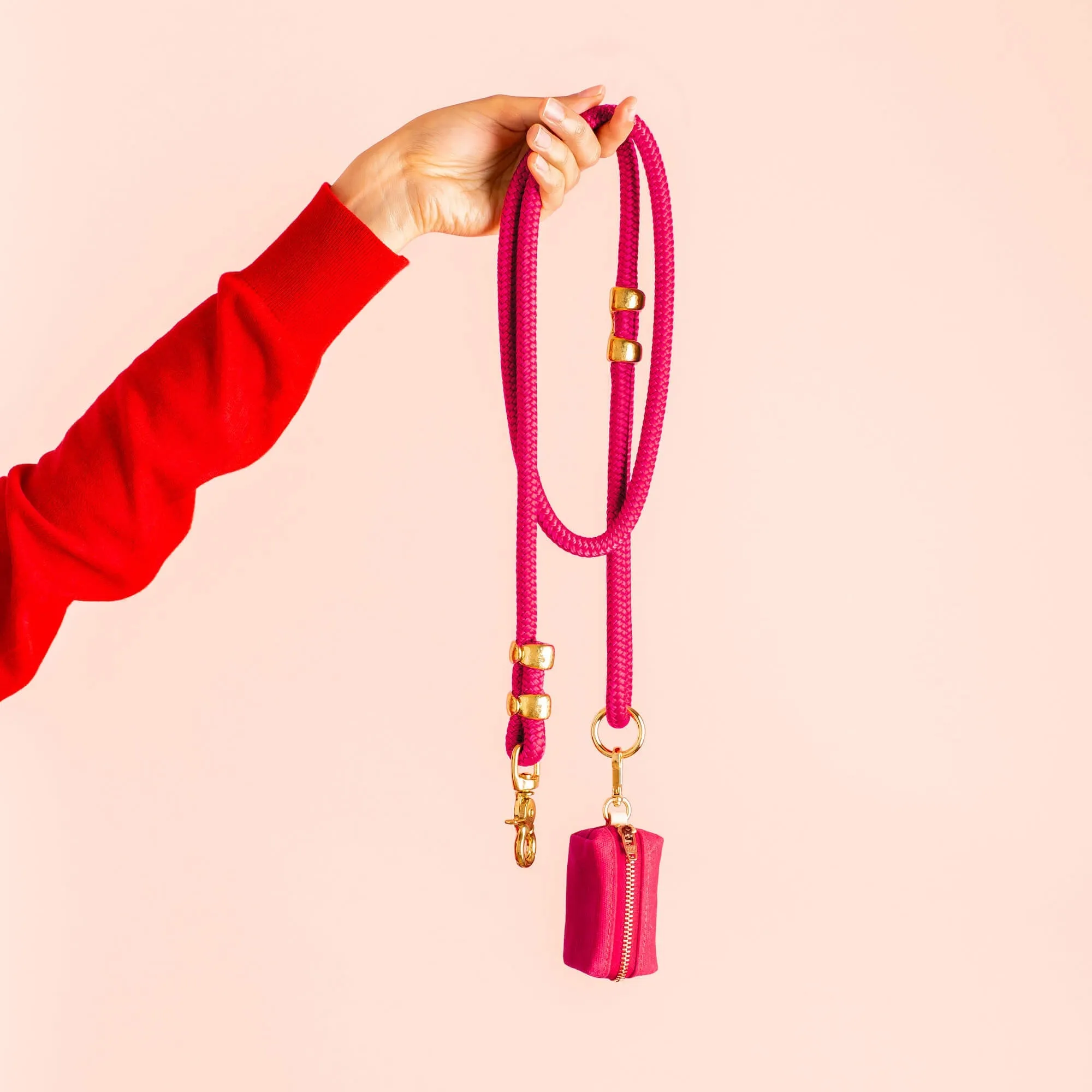 Hot Pink Marine Rope Dog Leash