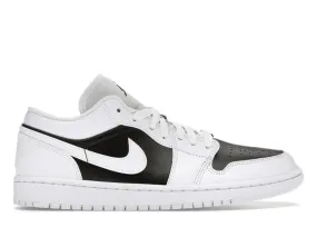 JORDAN 1 LOW WHITE BLACK (W)