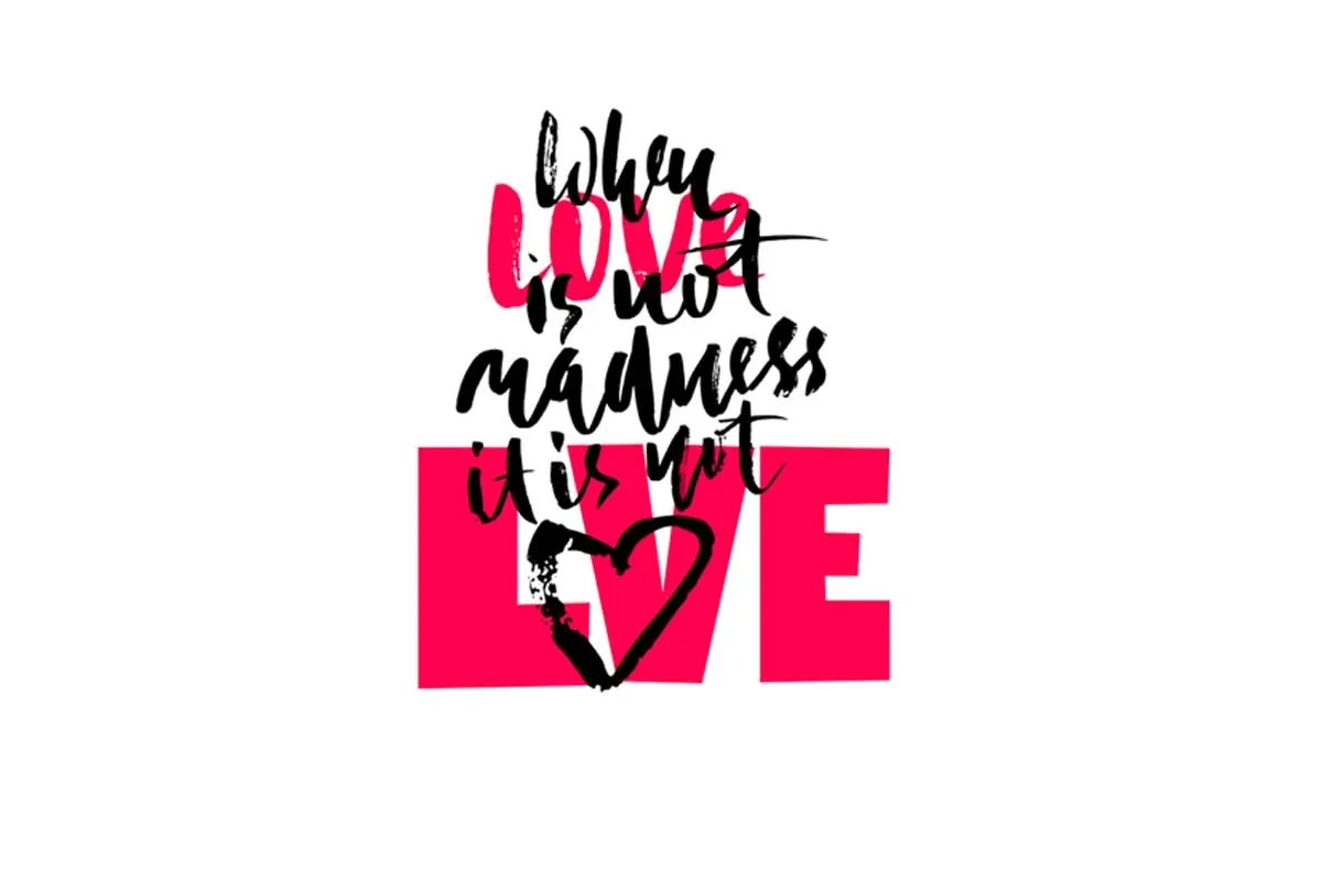 Love is Madness | Canvas Wall Art Print