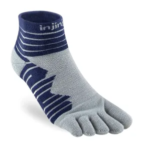 Men's Ultra Run injinji mini-crew Onyx / Cobalt