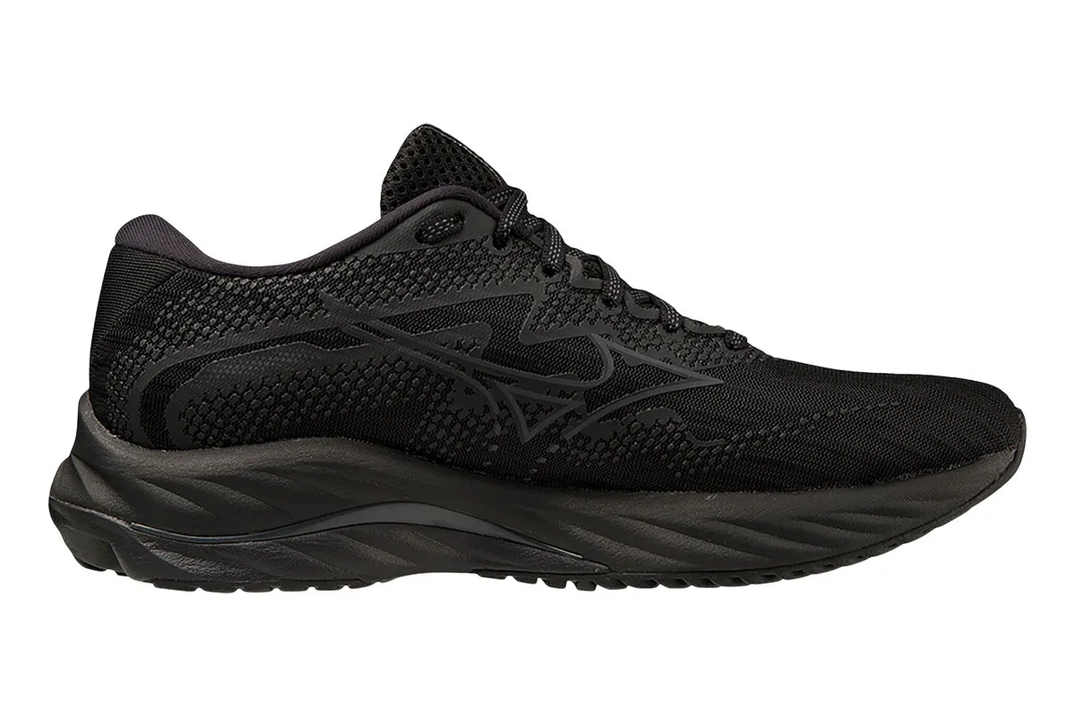 Mizuno Wave Rider 27 D Black/Ebony/Black Womens