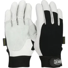 PIP Ironcat® Reinforced Top Grain Goatskin Leather Palm Glove with Spandex Back