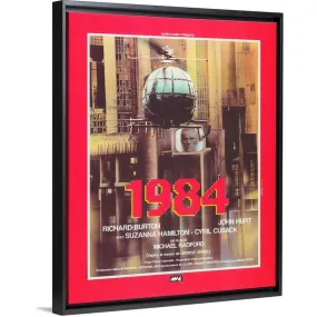 "1984 (1985)" Black Float Frame Canvas Art