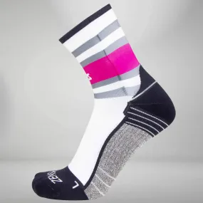 Retro Border Stripes Socks (Mini-Crew)