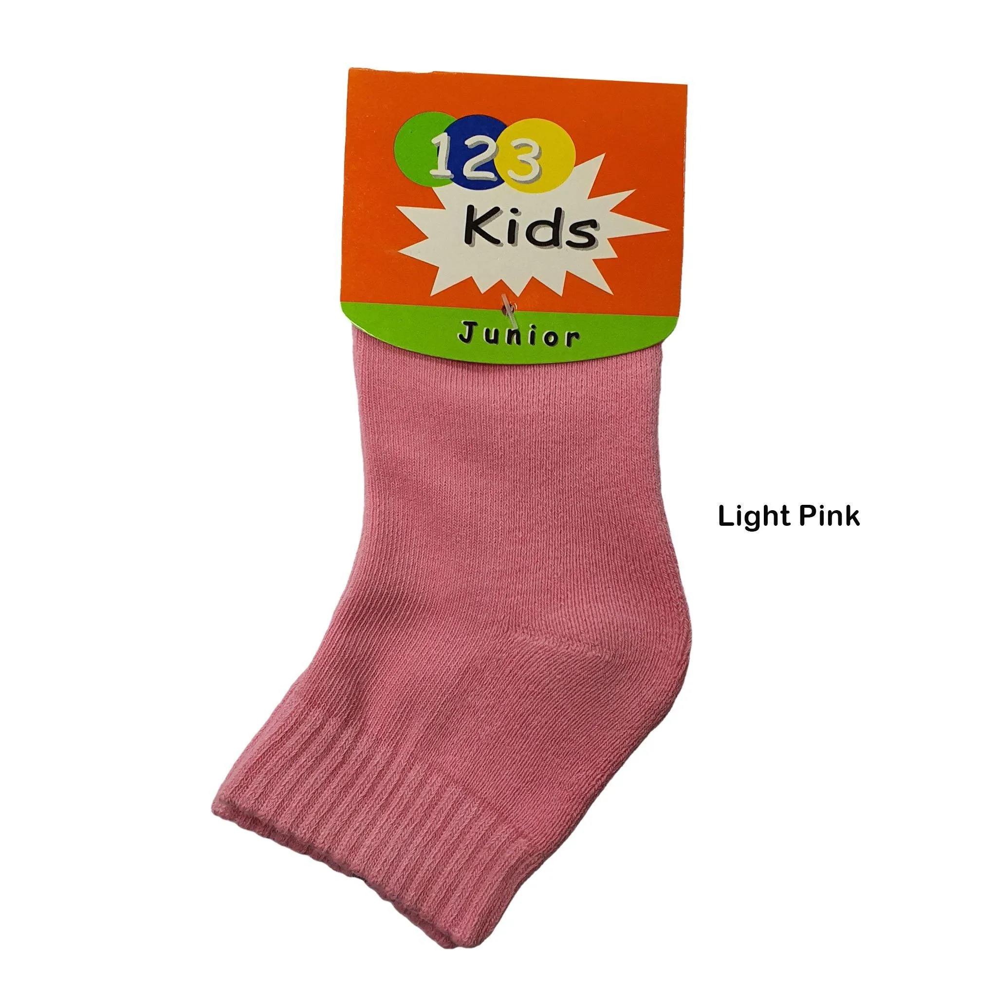 Stock Clearance! Padded Quarter Cushioned Socks for Kids