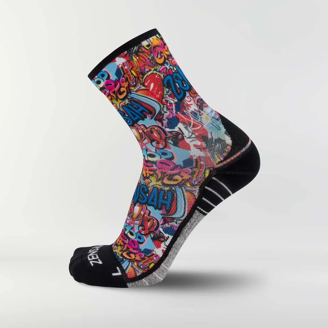 Street Art Socks (Mini-Crew)