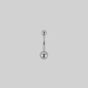 Titanium Belly Bar - Silver